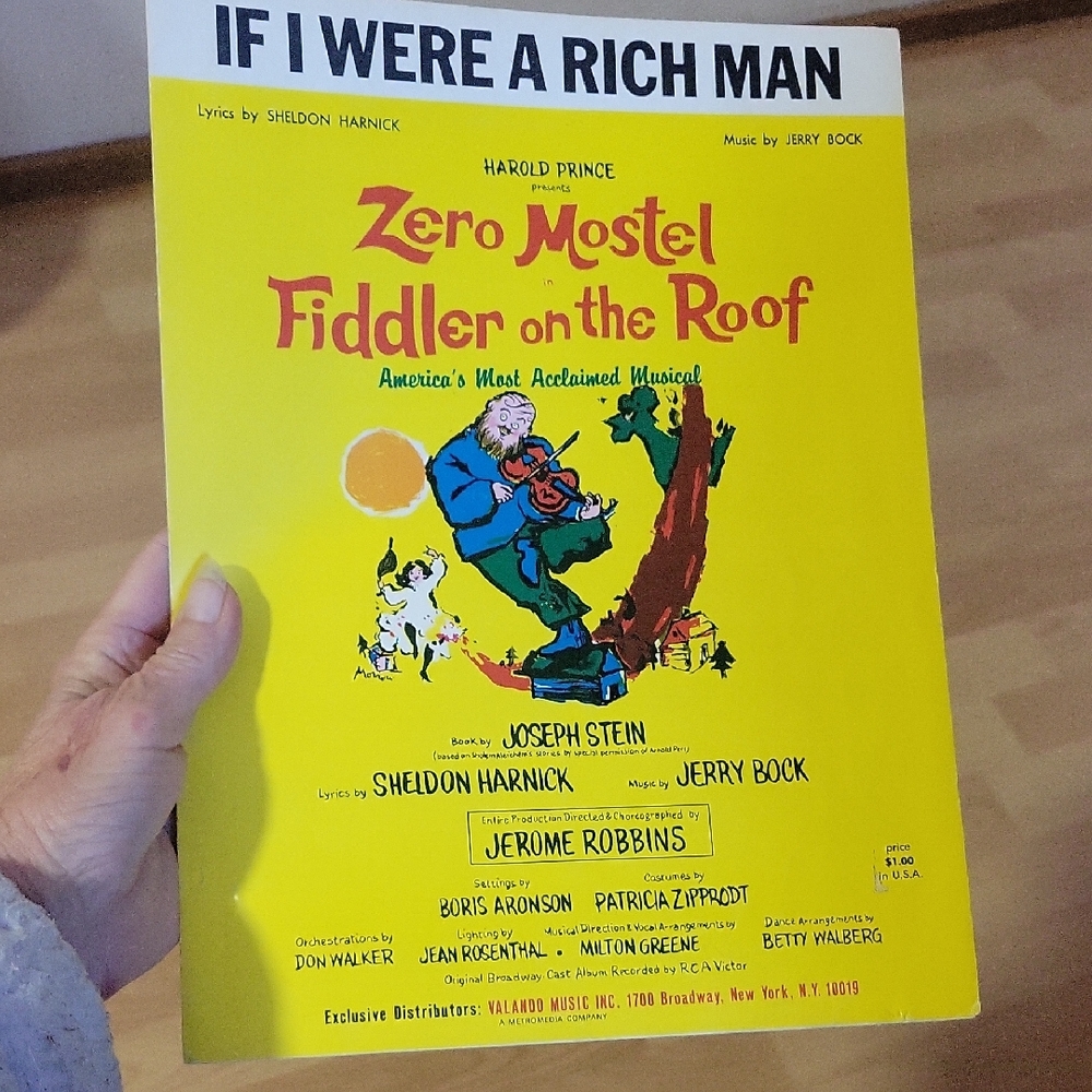 Fiddler on the Roof Sheet Music